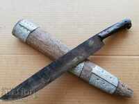 Хайдушки нож с кания каракулак кама овчарско острие 19ти век