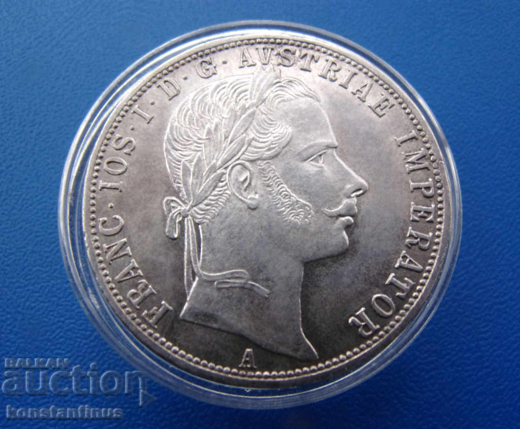 Αυστρία-Ουγγαρία 1 Florin 1860 PROOF UNC Very Rare με τιμή € 74.14 | 145.01 BGN Αυστρία-Ουγγαρία 1 Florin 1860 PROOF UNC Very Rare με τιμή € 74.14 | 145.01 BGN