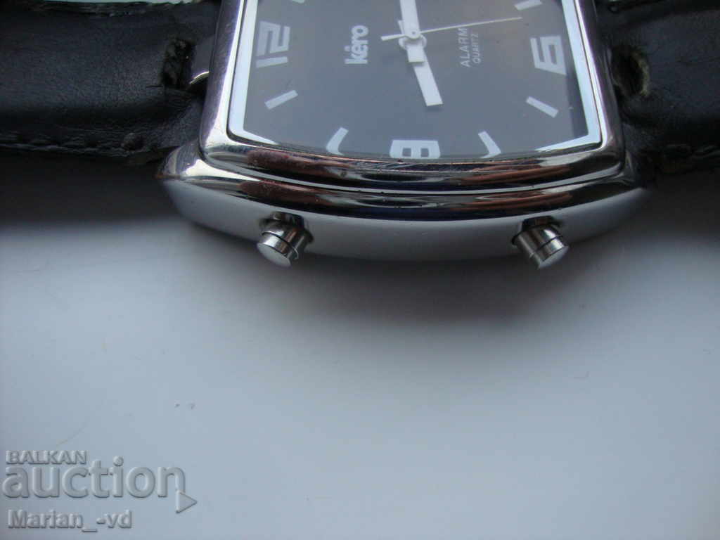 Auction Men's watch Kero alarm quartz Auction Men's watch Kero alarm quartz