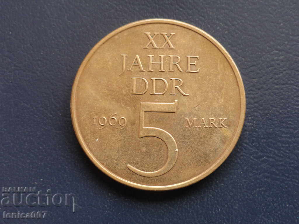 Germany (GDR) 1969 - 5 brands 20 years GDR '' - 5