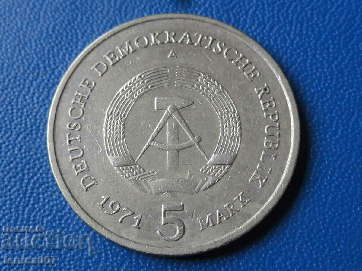 Γερμανία (ΛΔΓ) 1971 - 5 γραμματόσημα «Berlin». - 6