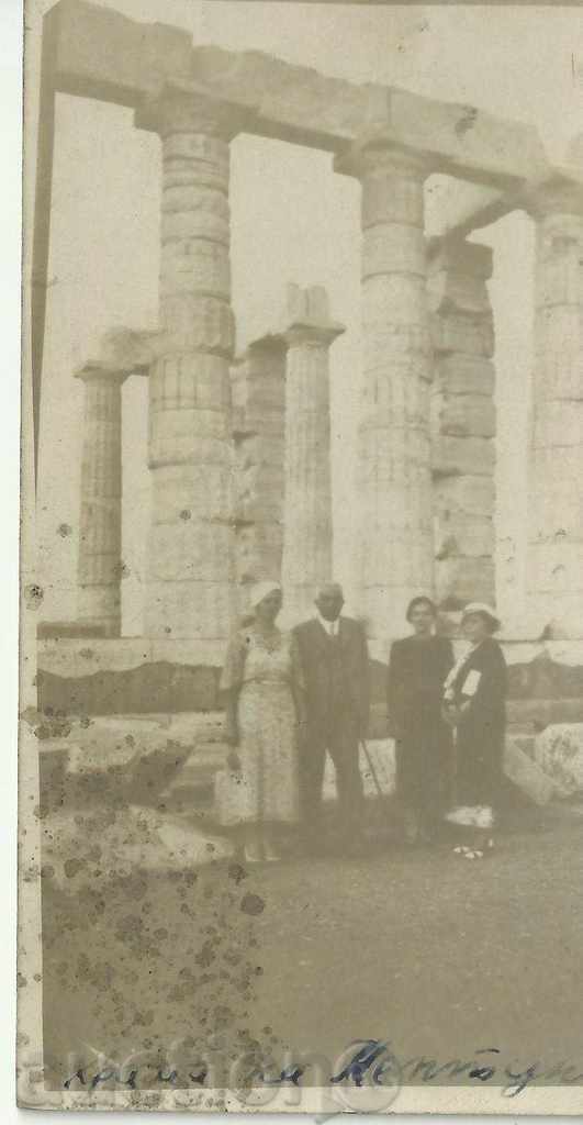 Стара снимка, храма на Посейдон