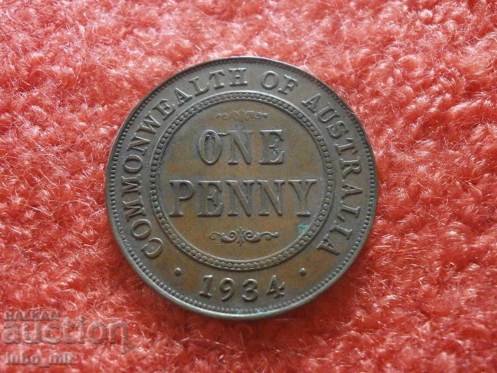 АВСТРАЛИЙСКО ПЕНИ 1934 с цена € 3.00 | 5.87 лв. АВСТРАЛИЙСКО ПЕНИ 1934 с цена € 3.00 | 5.87 лв.