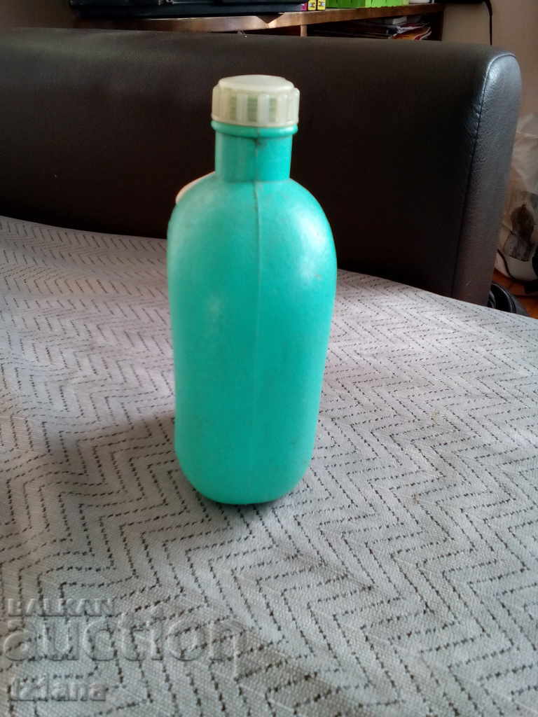 Delivery of An old plastic flask Delivery of An old plastic flask