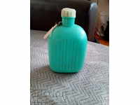 An old plastic flask