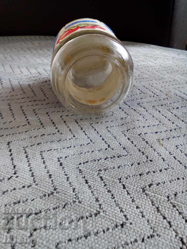 Old Pure jar of apples and strawberries - 7 Old Pure jar of apples and strawberries - 7