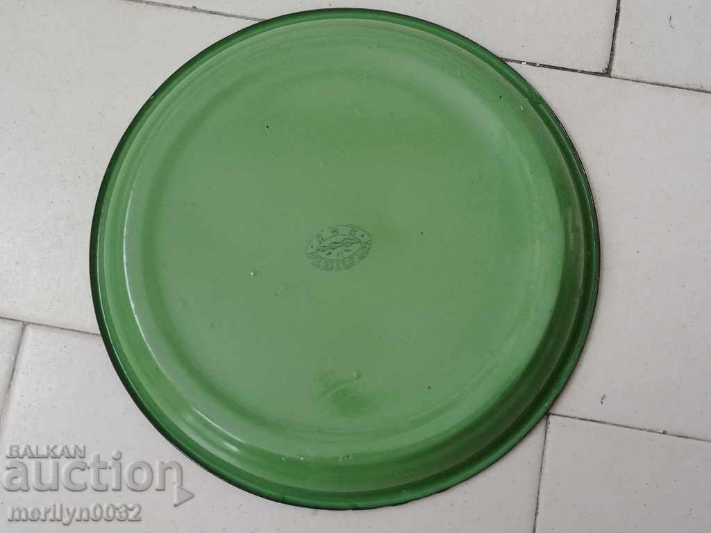 Old metal tray enamel Korea tray, plateau with price 43.00 BGN | € 21.99 Old metal tray enamel Korea tray, plateau with price 43.00 BGN | € 21.99