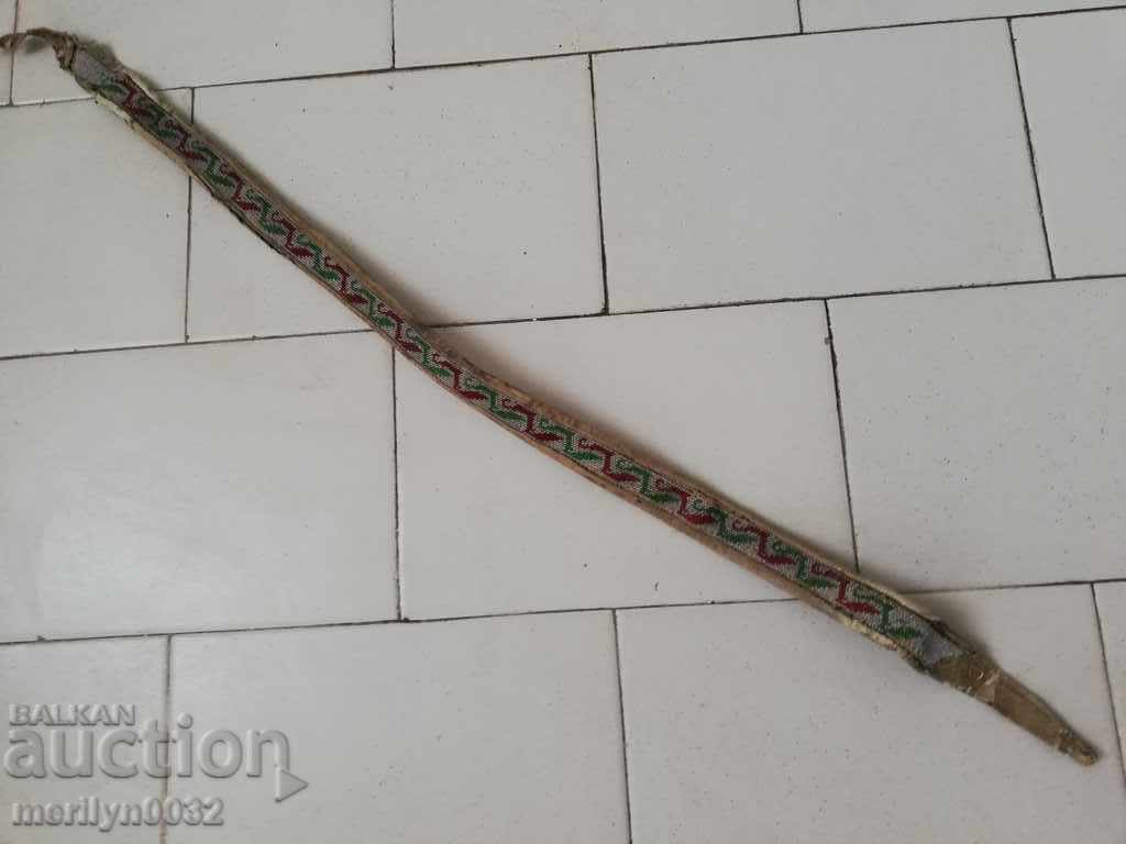 Curea veche cu margele pentru costum pafta curea centura sash pafta cu preț 219.00 BGN | € 111.97