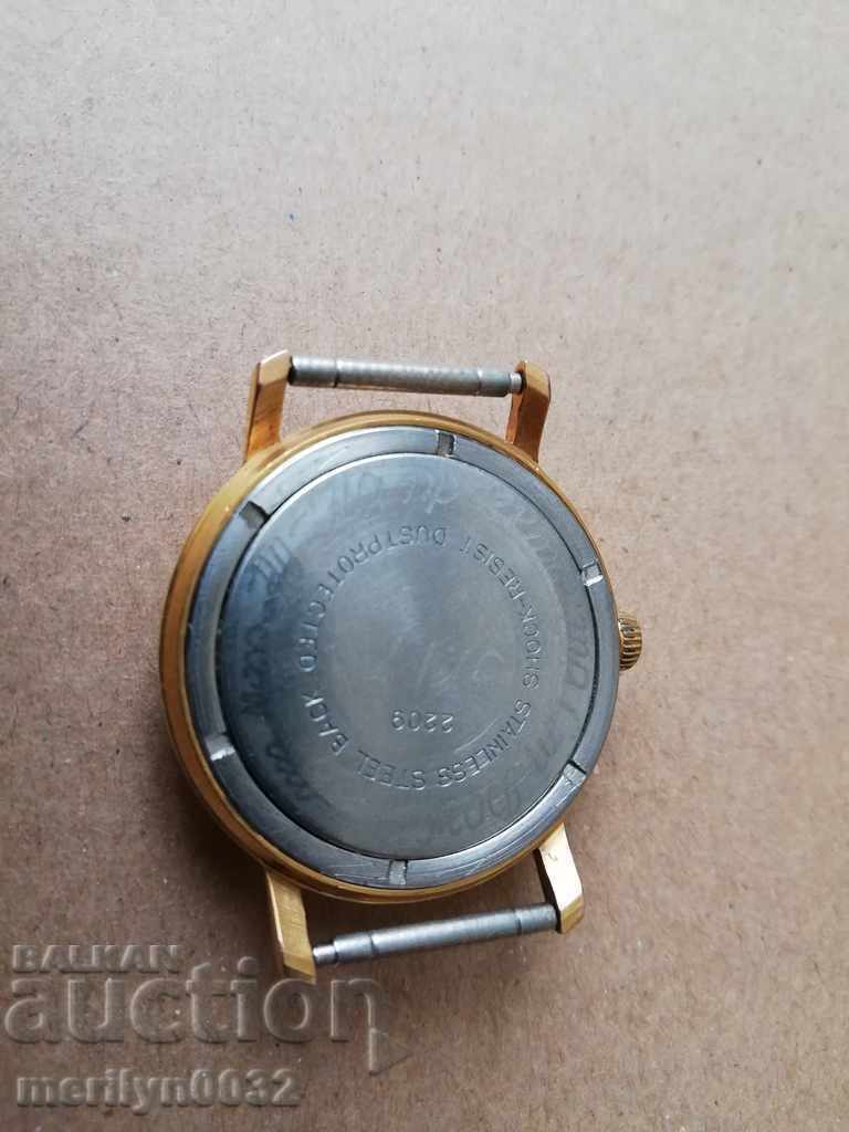 Vostok wristwatch with gold plating, second hand, WORKS - 7 Vostok wristwatch with gold plating, second hand, WORKS - 7