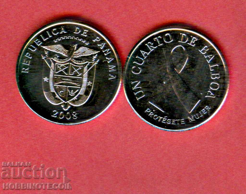 PANAMA PANAMA 0.25 - 1/4 BALBOA emisiune 2008 NOUĂ UNC PANAMA PANAMA 0.25 - 1/4 BALBOA emisiune 2008 NOUĂ UNC