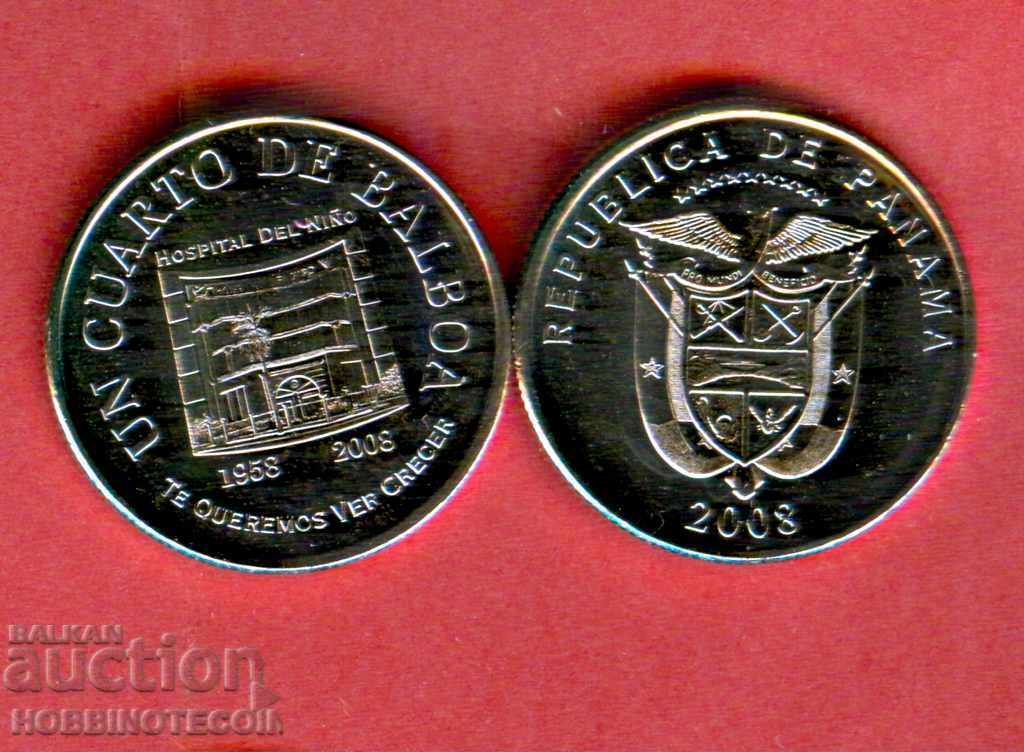PANAMA PANAMA 0.25 - 1/4 BALBOA issue 2008 NEW UNC 2 PANAMA PANAMA 0.25 - 1/4 BALBOA issue 2008 NEW UNC 2