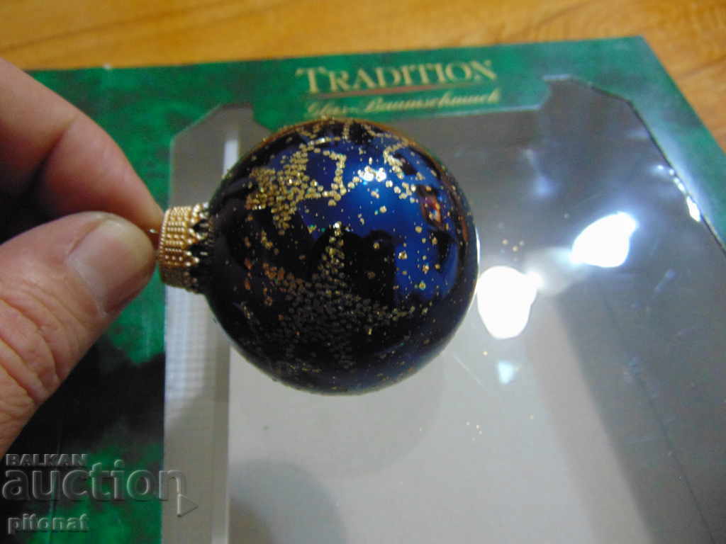 Auction  Old German glass Christmas toys