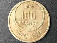 100 φράγκα Τύνιδα το 1950