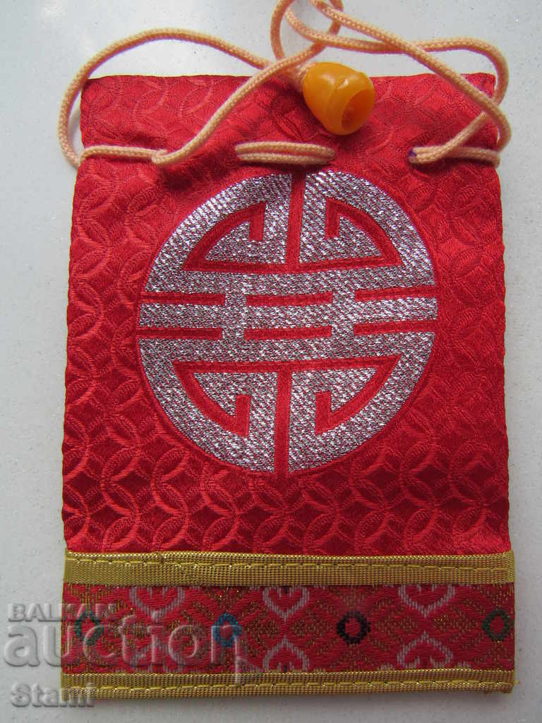 Традиционна торбичка тип пунгия от плат DELL от Монголия-19