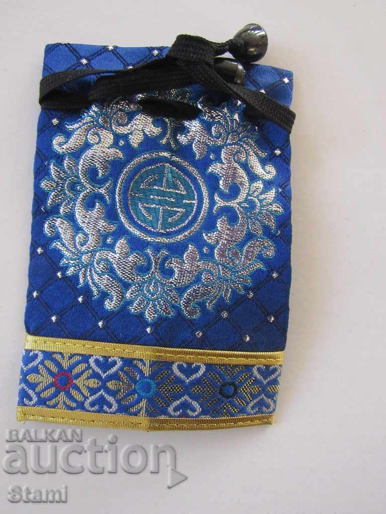 Традиционна торбичка тип пунгия от плат DELL от Монголия-29