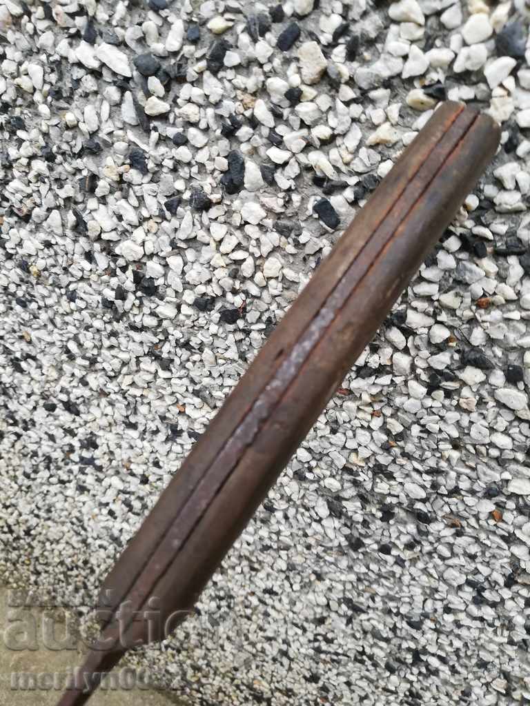 Auction Old hand forged butcher without knife dagger kulak Auction Old hand forged butcher without knife dagger kulak