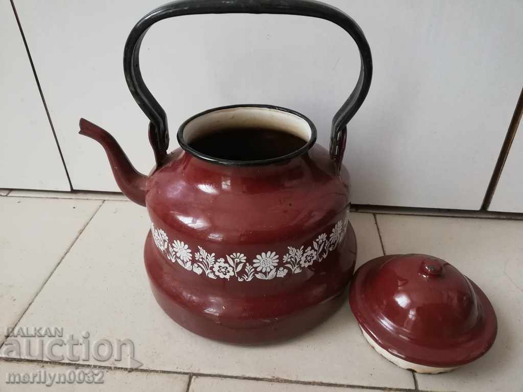 Delivery of Enameled teapot from the Sotsa, a vessel with enamel, USSR Delivery of Enameled teapot from the Sotsa, a vessel with enamel, USSR