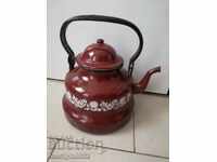 Ceainic emailat de la Sotsa, un vas cu email, URSS