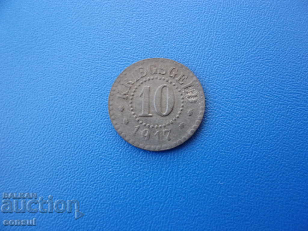 Germania - Frankfurt și Oder 10 Pennig 1917 cu preț € 4.09 | 8.00 BGN