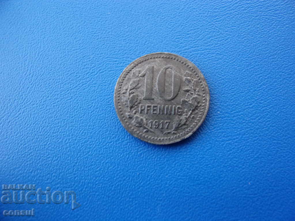 Γερμανία - Iserlohn 10 Pfennig 1917 με τιμή € 4.60 | 9.00 BGN Γερμανία - Iserlohn 10 Pfennig 1917 με τιμή € 4.60 | 9.00 BGN