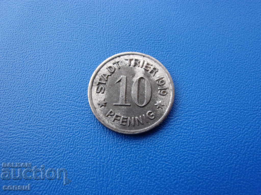 Germania - Trier 10 Pfennig 1919 cu preț € 6.65 | 13.01 BGN