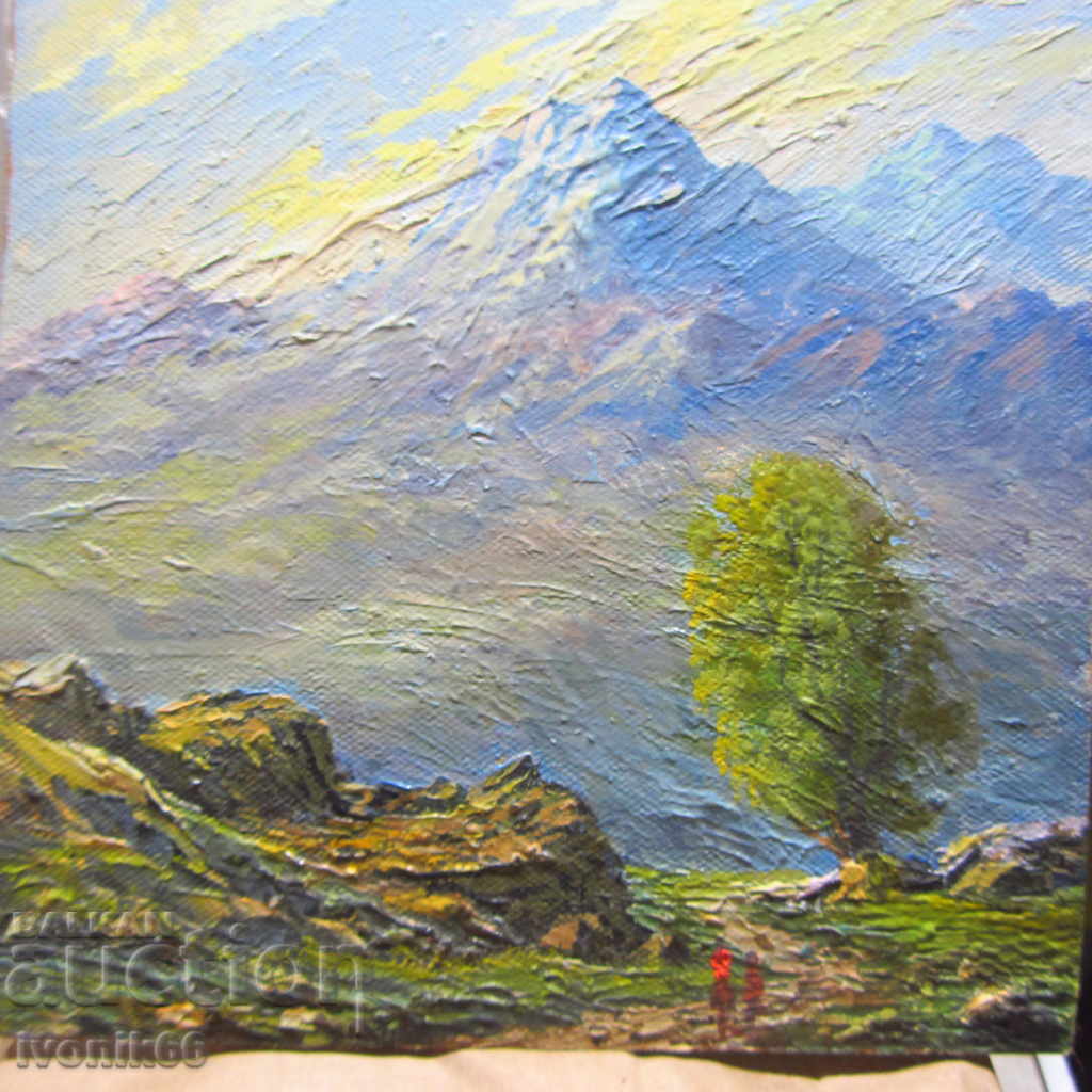 Armenian artist Author's painting Oil ARARAT 20 x 15 cm.
