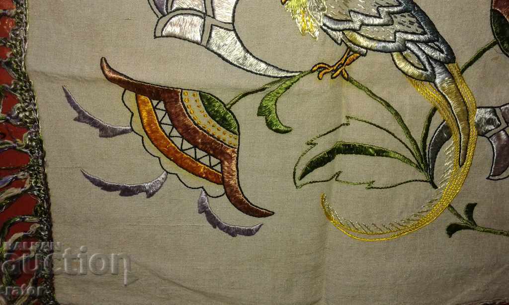 Auction Beautiful pillowcase, rug, embroidery Auction Beautiful pillowcase, rug, embroidery
