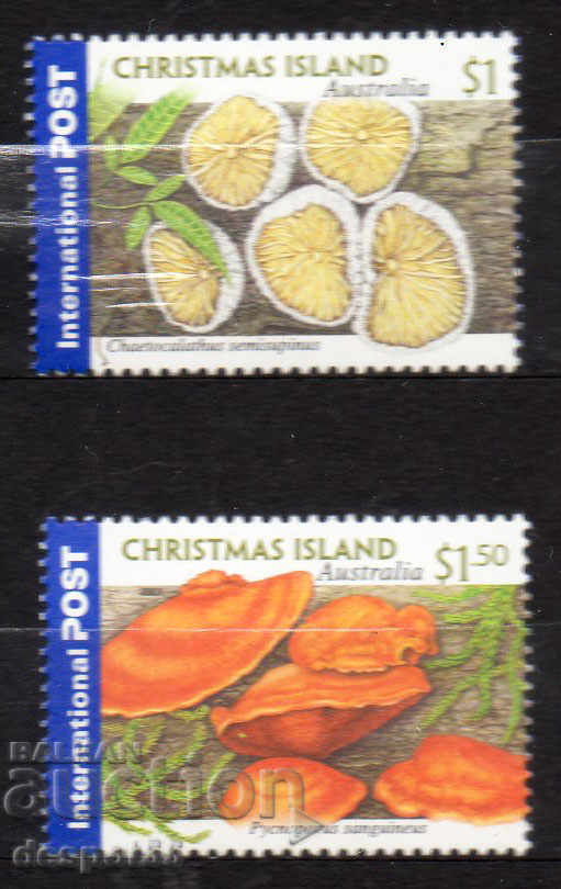 2001. Коледни острови. Международни марки - гъби.
