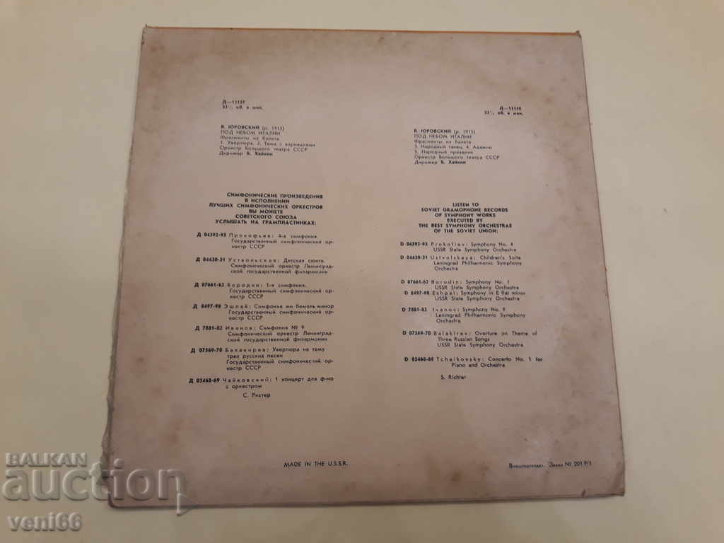 Gramophone plate - medium format with price 3.00 BGN | € 1.53 Gramophone plate - medium format with price 3.00 BGN | € 1.53