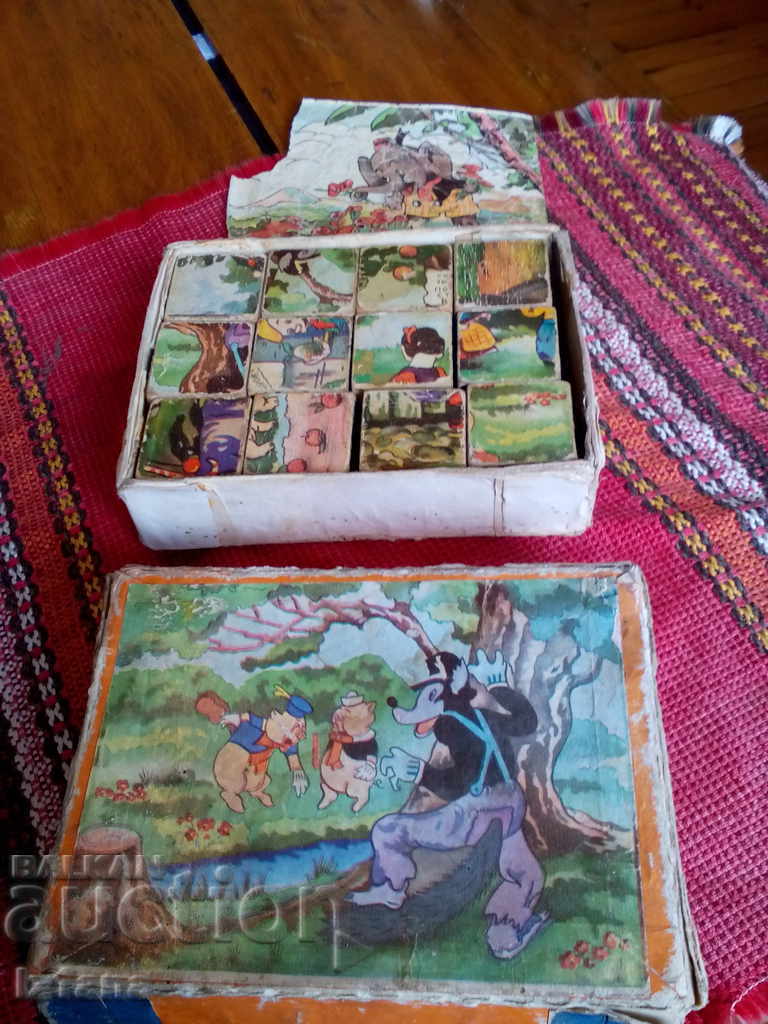 An old childish game with cubes with price 15.00 BGN | € 7.67 An old childish game with cubes with price 15.00 BGN | € 7.67