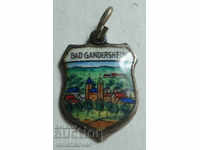 23453 Γερμανία οικόσημο Bad Gandersheim ασημένιο δείγμα 800