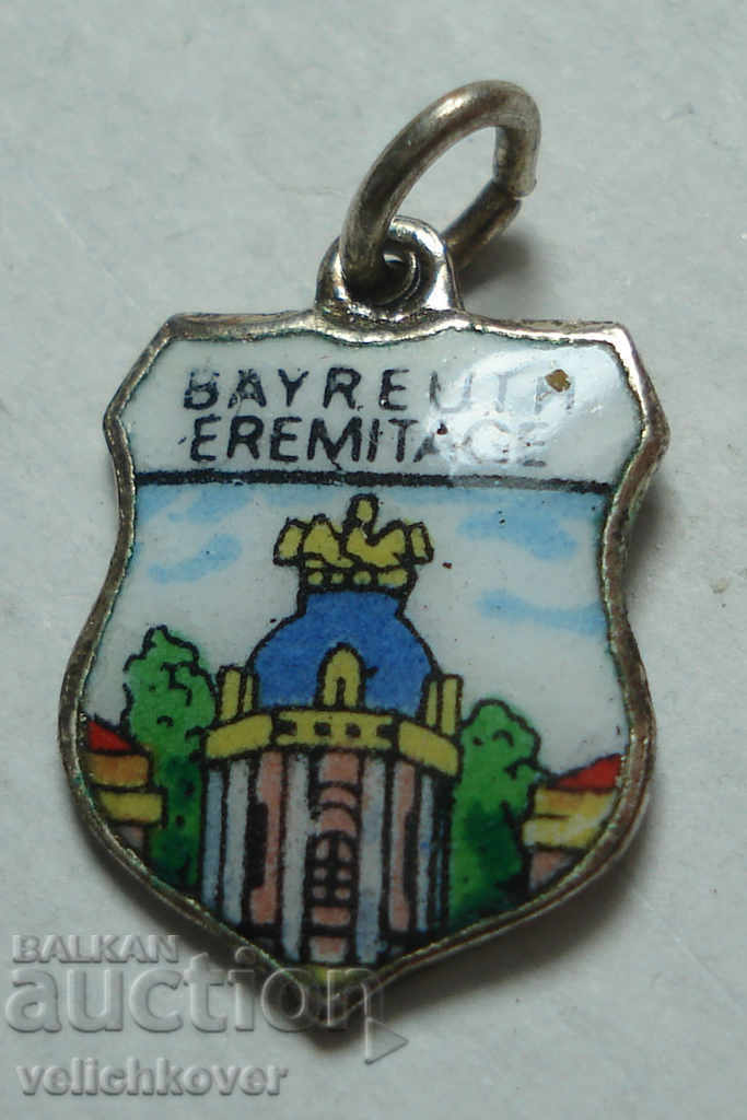 23457 Германия знак герб град Bayreut сребро проба 800