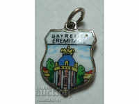 23457 Γερμανία υπογράφουν οικόσημο πόλη Bayreut ασημένιο δείγμα 800