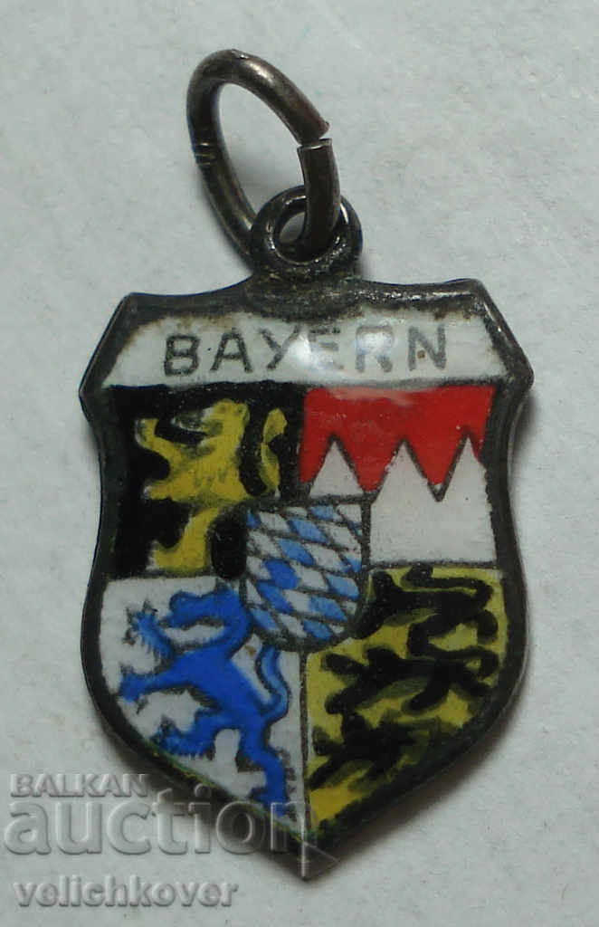 23462 Germania semnează stema provinciei Bavaria exemplar de argint 800