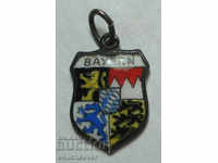 23462 Германия знак герб провинция Бавария сребро проба 800