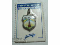 23473 Germany sign coat of arms town Borkll silver sample 800