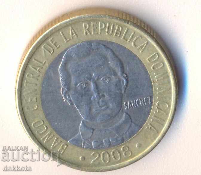 Доминиканска република 5 песос 2008 година