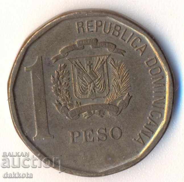 Δομινικανή Δημοκρατία 1 peso 2008