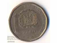 Republica Dominicană 1 peso 2008