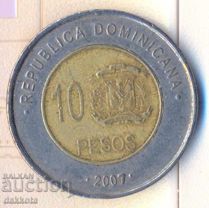 Δομινικανή Δημοκρατία 10 pesos 2007