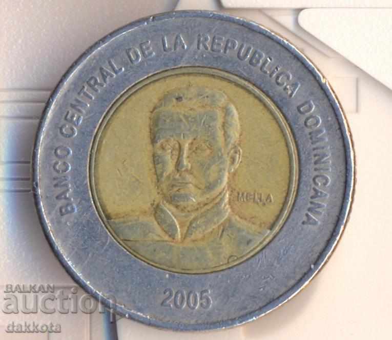 Доминиканска република 10 песос 2005 година