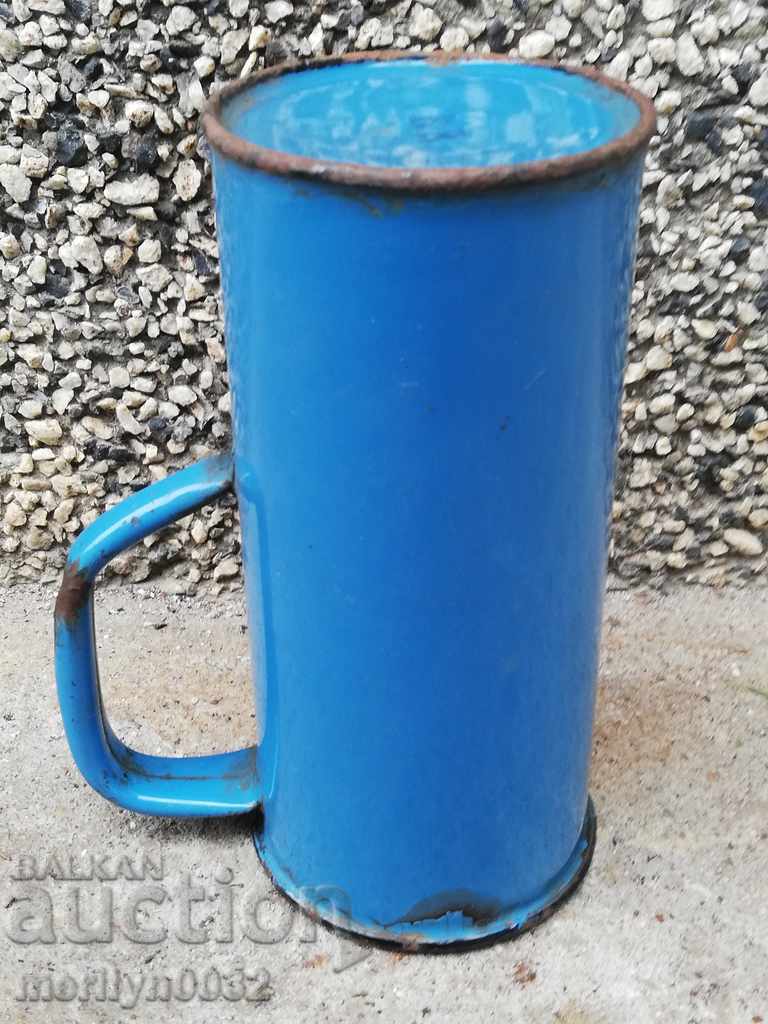 An old measure of liquid, a pot of alcohol, beer, wine, brandy - 5