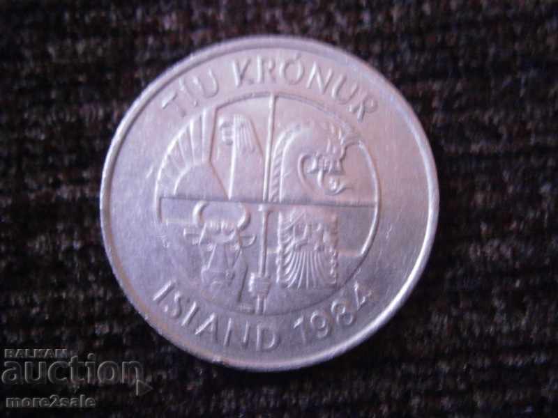 10 CRONES ICELAND - 1984 with price 2.00 BGN | € 1.02 10 CRONES ICELAND - 1984 with price 2.00 BGN | € 1.02