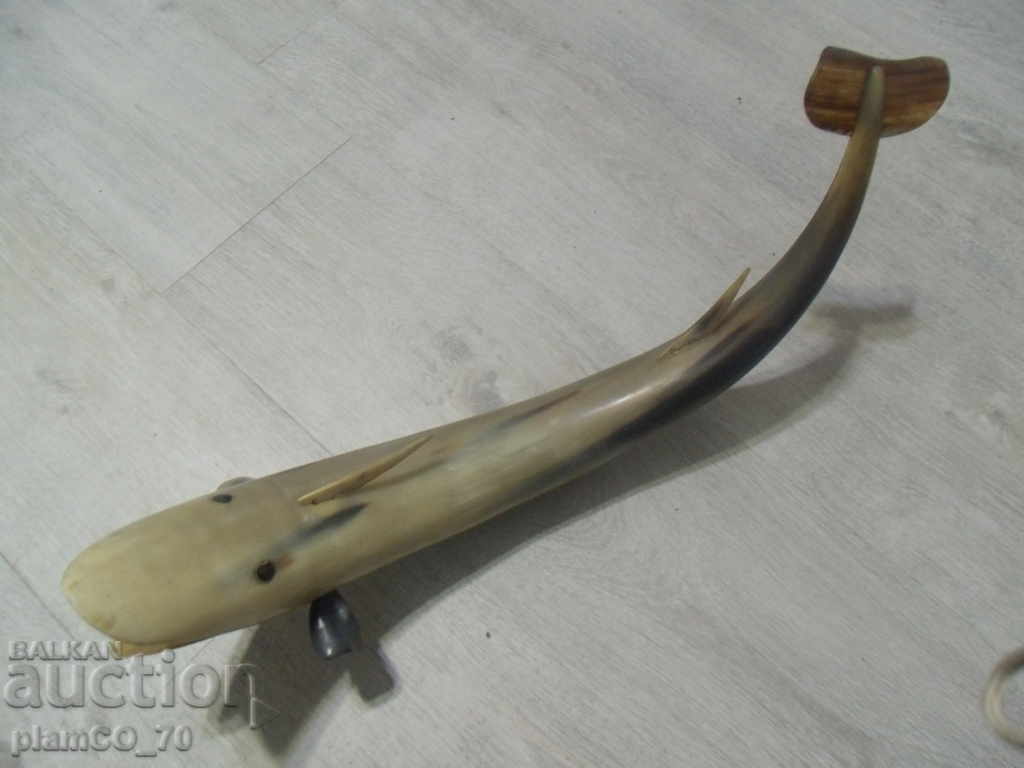 No * 2545 old big figure of horn - fish - 6 No * 2545 old big figure of horn - fish - 6