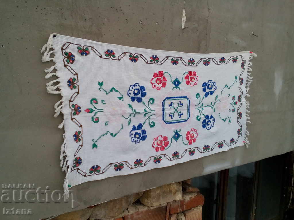 An old embroidered hacker, wall cover with price 10.00 BGN | € 5.11 An old embroidered hacker, wall cover with price 10.00 BGN | € 5.11