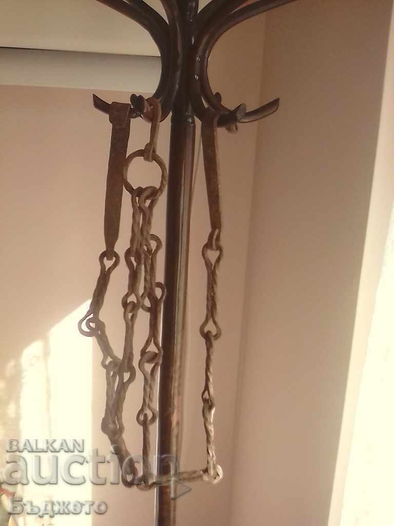 Old wrought iron hearth chain with price 49.99 BGN | € 25.56