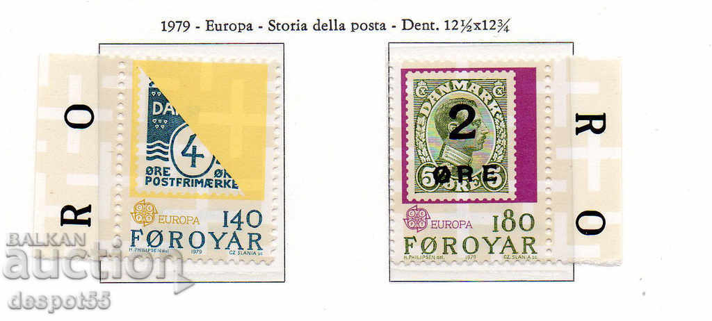1979. Νήσοι Φερόε. Ευρώπη - Ιστορικό αλληλογραφίας.