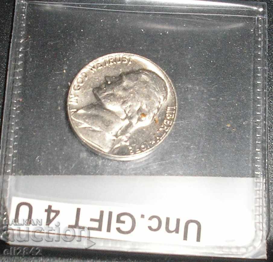 5 σεντ ΗΠΑ 1958 UNC