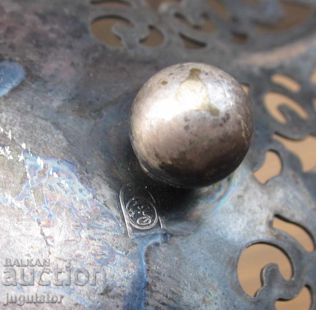 old antique Art Deco silver candy - tagged - 5 old antique Art Deco silver candy - tagged - 5