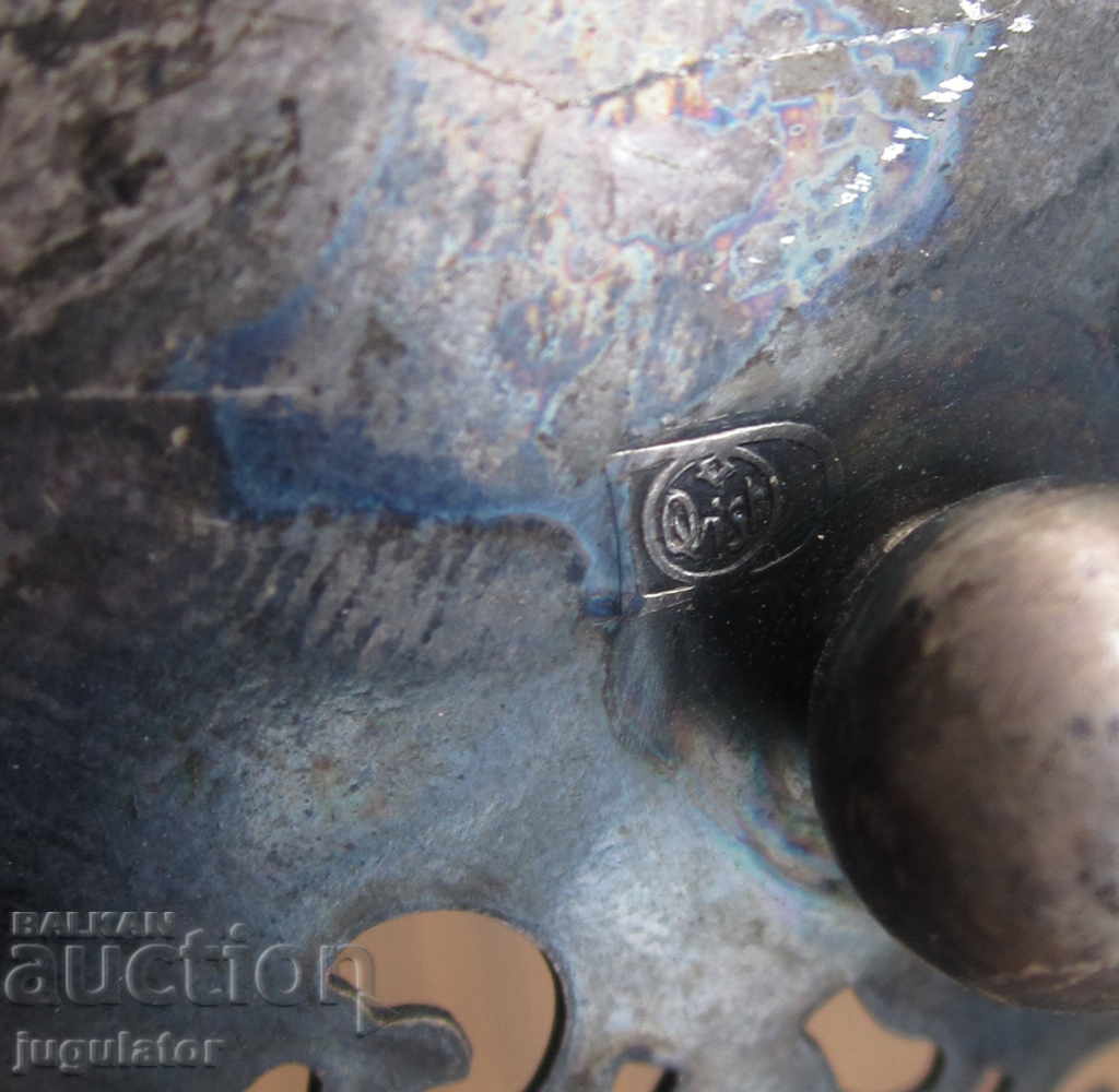 old antique Art Deco silver candy - tagged - 6 old antique Art Deco silver candy - tagged - 6